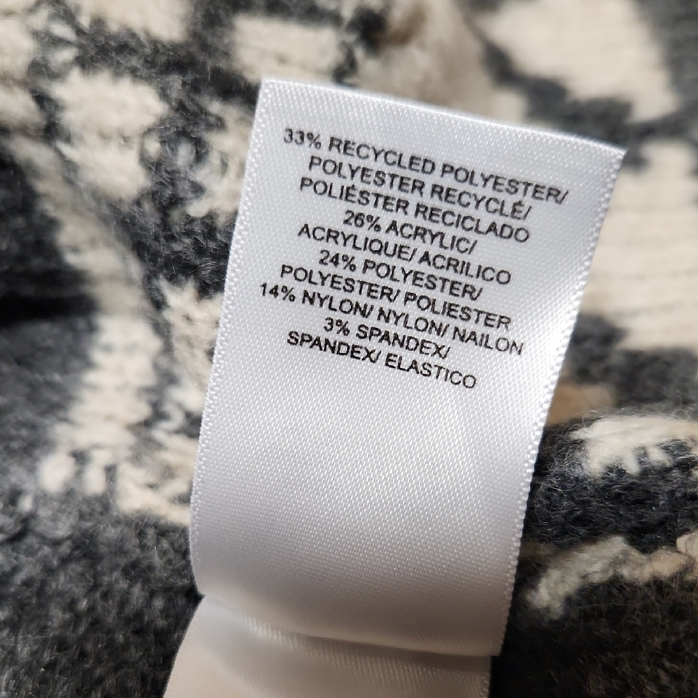 Lucky Brand Charcoal and Ivory Cardigan - Picture 6 of 9